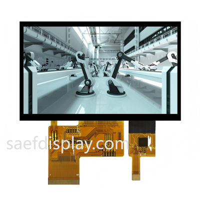 4,3-дюймовый IPS TFT LCD с яркостью 1000 нит | 480×272 RGB | Емкостной сенсорный экран | RGB 24-битный параллельный интерфейс | от -30°C до +80°C (США/Германия)