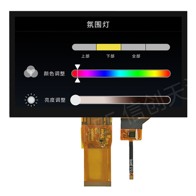 7 интерфейс RGB угла наблюдения модуля 1024x600 IPS экрана касания дюйма TFT LCD полный
