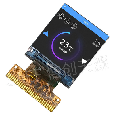 Интерфейс дисплея 128x128 IPS MCU LCD квадрата 0,85 дюймов с белым СИД освещает контржурным светом