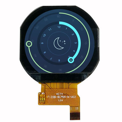 Качество  Small Circular LCD Display , Round LCD Module Spi MCU Interface 1.22 Inch завод