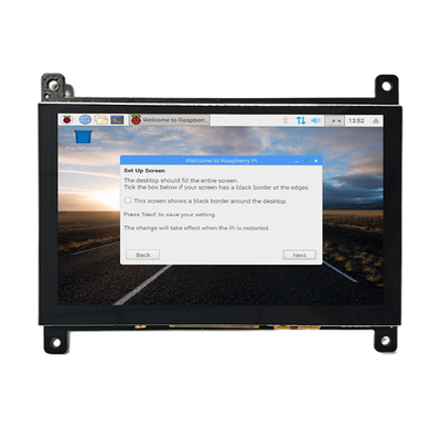 HDMI совместимое с точками дисплея 800x480 дюйма TFT LCD поленики Pi4 5 с CTP