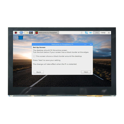 Угол наблюдения дисплея 800x480 Pi Dsi поленики дюйма HDMI CTP 4,3 полный