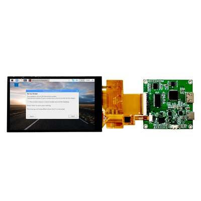 Емкостный угол наблюдения дюйма 800x480 дисплея 4,3 Pi 4 Dsi поленики касания HDMI полный
