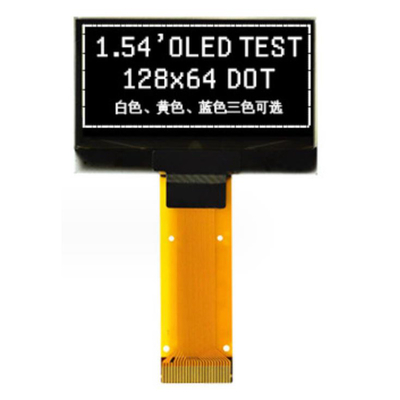 1.54 дюймовый OLED SSD1309 Монохромный дисплей с параллельным и 4-проводной интерфейсом SPI