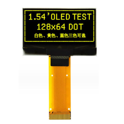 1.54 дюймовый OLED SSD1309 Монохромный дисплей с параллельным и 4-проводной интерфейсом SPI