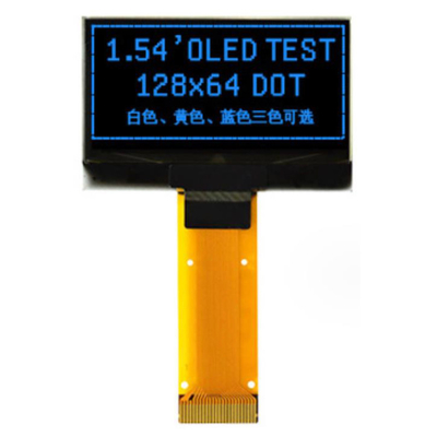1.54 дюймовый OLED SSD1309 Монохромный дисплей с параллельным и 4-проводной интерфейсом SPI