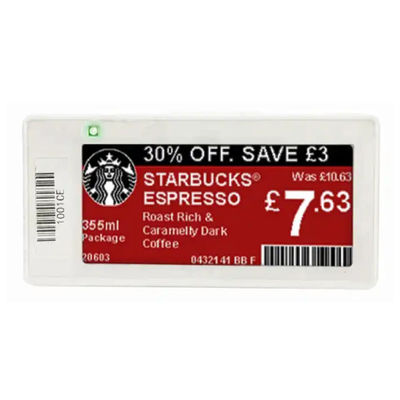 Модуль отображения электронной бумаги с черным белым красным чернилом