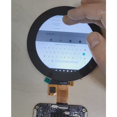 3.4 дюймовый круглый LCD Android RK3566 Рекламный медиа дисплей с PCAP Touch