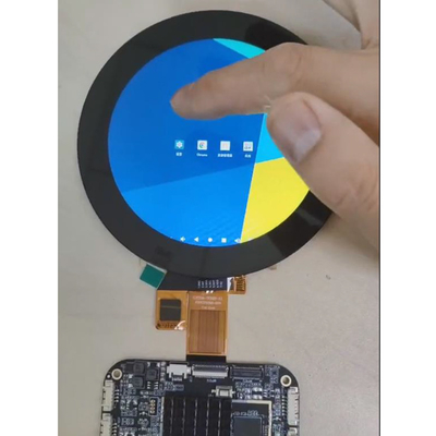 3.4 дюймовый круглый LCD Android RK3566 Рекламный медиа дисплей с PCAP Touch