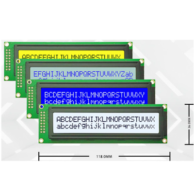 24 символа 2 строки 24х2 символа LCM модуль 5V FSTN Синий/серый режим AIP31066 или эквивалентный контроллер IC