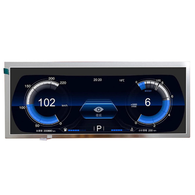 Растянутый дисплей 12,3" дюймовый TFT LCD Bar Type 1920x720 Dots LVDS IPS HD Автомобильный класс для рекламного проигрывателя