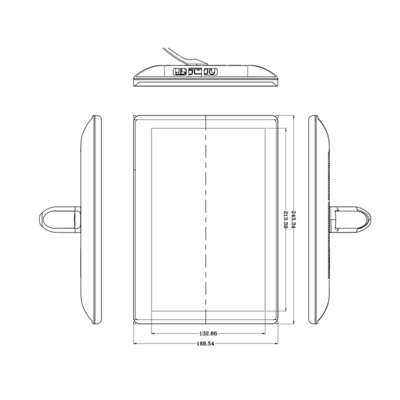 10.1 дюймовый IPS Android сенсорный дисплей KR3288 с 1280x800 All In One Tablet PC Монитор