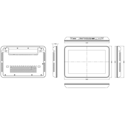 10.1 IPS экран 1280*800 цветной лампы Android All-in-One Machine