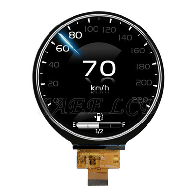 Автомобильный класс 4 дюйма 720 X 720 точек Круглый TFT LCD дисплей Интерфейс MIPI 1000nits