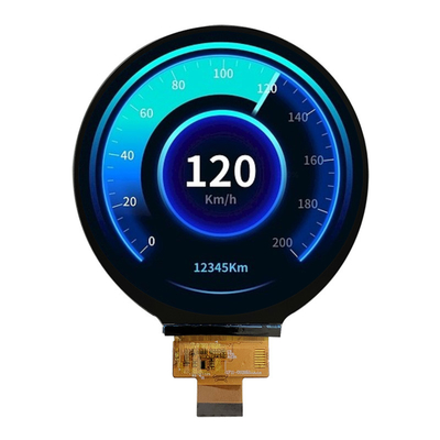 Автомобильный класс 4 дюйма 720 X 720 точек Круглый TFT LCD дисплей Интерфейс MIPI 1000nits