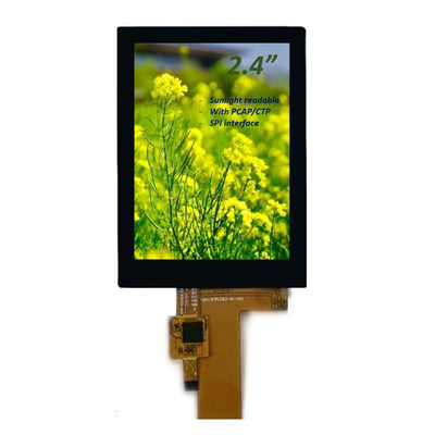 Модуль LCD с сенсорным экраном 2,4 дюйма Читаемый солнечным светом дисплей, 2,4 дюйма Все углы зрения LCD с сенсорным экраном