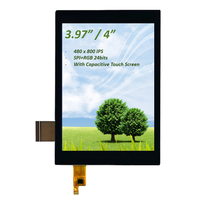 PCAP TFT дисплей 4 дюйма (3,97&quot;), 4 дюйма TFT LCD SPI+RGB интерфейс IPS Капацитивный сенсорный экран