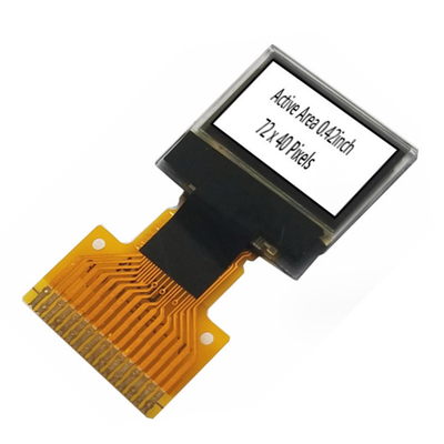 0.42 дюймовый OLED дисплей 72x40, OEL дисплей 0.42 дюймовый