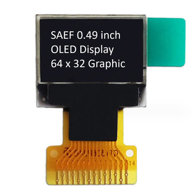 0.49 дюймовый OLED дисплейный модуль 64x32 графический дисплей промышленного класса