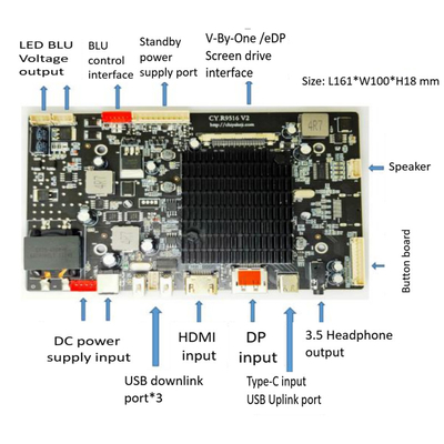 27 дюймовый UFD TFT LCD дисплей 60Hz 1000nits