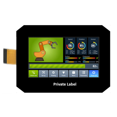 PCAP TFT дисплей 4,3 дюйма Китай TFT графический ЖК-дисплей 480*272 IPS RGB 40 пин с емкостным сенсорным экраном