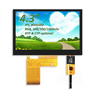 4.3 дюймовый TFT LCD Монитор RGB 800X480 ST7282 Диск IC Модуль TFT LCD Full View