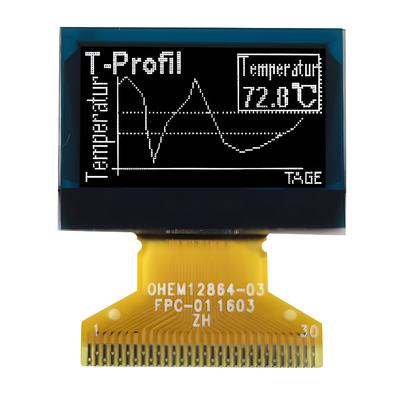 0.96 дюймовый OLED дисплей Модуль 128x64, OEL Графический дисплей 0,96 дюйма