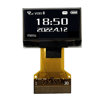 Низкая стоимость 0,96 дюйма OLED дисплей 128X64 IIC I2C SPI 8080 Интерфейс 30 пин ZIF FPC