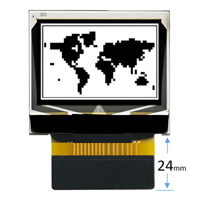 0.42 дюймовый крошечный OLED экран 72x40 графический ZIF соединение SPI и IIC интерфейс