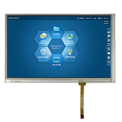 7 дюймов промышленное TFT показывает 40 интерфейс Pin 800x480 RGB с сопротивляющимся экраном касания