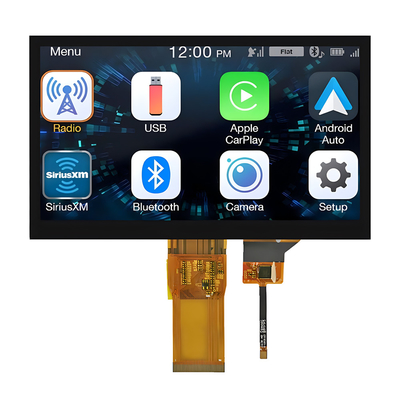 7" интерфейс RGB угла наблюдения касания 1024x600 IPS TFT LCD дюйма полный