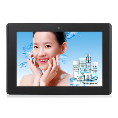10 дюймовый настенный Android рекламный дисплей с 1280x800 Multi Touch Wifi POE RJ45 Порт LCD Монитор