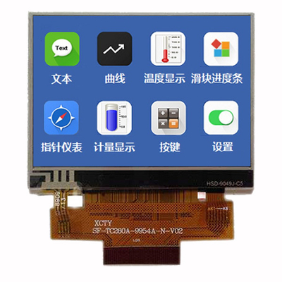 Резистивный сенсорный экран TFT LCD 2,6-дюймовый заводский поставщик 480x320 точек MCU интерфейс дисплей