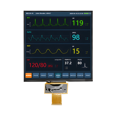 70,6-дюймовый IPS Square TFT LCD дисплей - 1000 нит яркости, разрешение 800x800, интерфейс MIPI