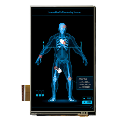 Фабричная цена 4,3-дюймовый RGB TFT дисплей 480x800 пикселей Вертикальный ЖК с резистивным сенсорным экраном