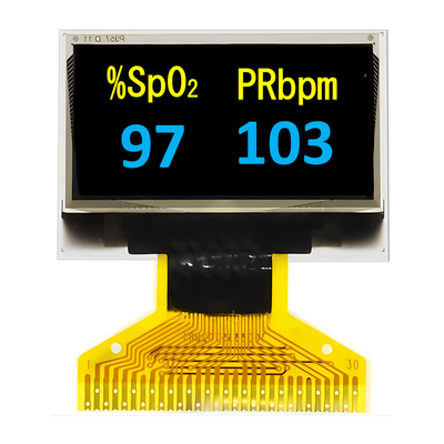 Двухцветный желтый + синий 0,96 дюйма тонкий OLED дисплей SPI интерфейс