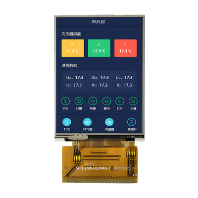 ТФТ ЖК-дисплей с заводским поставкой 2,4 дюйма QVGA 240x320 точек MCU&RGB Интерфейс с RTP