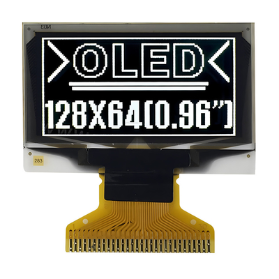 OLED дисплей Factory China 0,96 дюйма 128x64 точек OLED графический модуль одноцветный интерфейс SPI