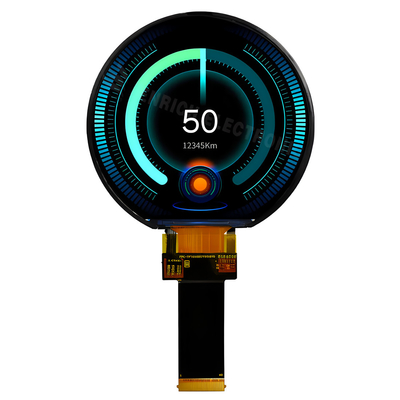 2 Wheeler Automotive TFT LCD 3,6 дюйма 544x506 RGB Круговой дисплей