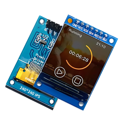1.3" SPI TFT LCD дисплейный экранный модуль ST7789 240x240 3.3V 65K полный цвет 51 STM32 Для Arduino