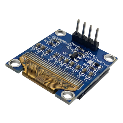 0.96 дюймовый OLED-дисплей с 4-прикосной I2C-контрольной платой PCB Бело-синий/желто-синий