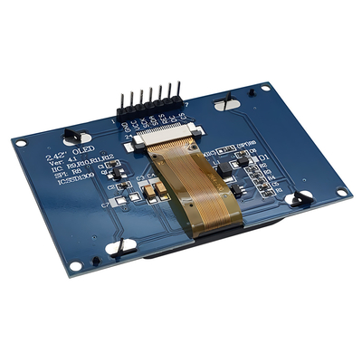 2.42 дюймовая 7-колючая интерфейсная панель управления SPI OLED SSD1309/SPD0301