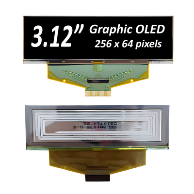 3.12 дюймовый 256x64 графический OLED дисплейный модуль с SSD1322 Driver IC - желтый, белый или синий варианты шрифта