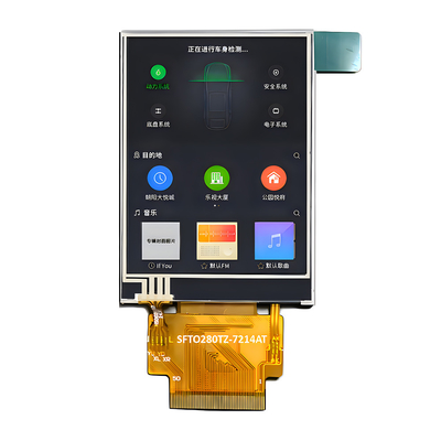 1000нит 2,8 дюйма Высокая яркость TFT LCD дисплей 240 X 320 точек IPS MCU и RGB интерфейс