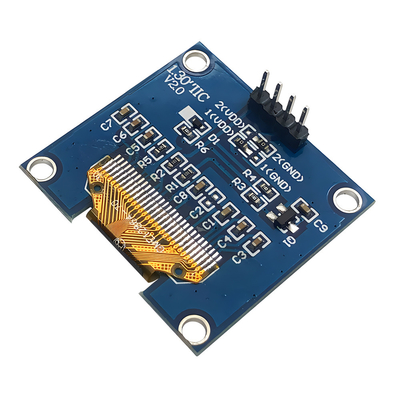1.3-дюймовый 128x64 точка матрица OLED 4-прикольный IIC I2C Интерфейс SH1106 Драйвер IC Бело-синий варианты шрифта