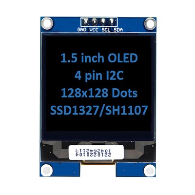 1.5 дюймовый модуль панели отображения OLED 128x128 пикселей 4 штифта интерфейс I2C с контроллером LED-дисплея