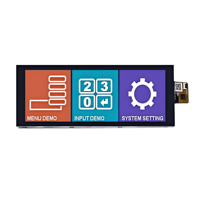 Высокая яркость 800 нит 6,86 дюйма IPS TFT LCD дисплей 1280*480 точек MIPI интерфейс с CTP