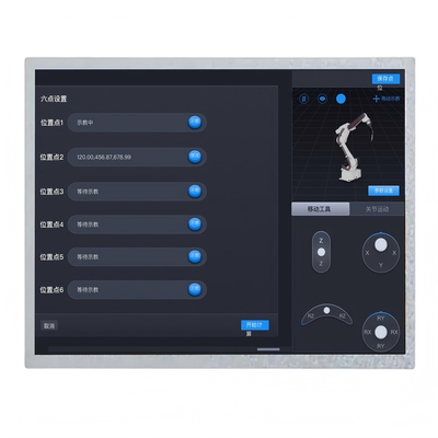 Высокая яркость 1000 нит 12,1 дюйма IPS TFT LCD дисплей 1024 * 768 точек LVDS интерфейс