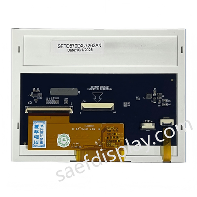 5.7-дюймовый TFT IPS дисплейный модуль с разрешением 640x480, яркостью 5000 нит и RGB интерфейсом
