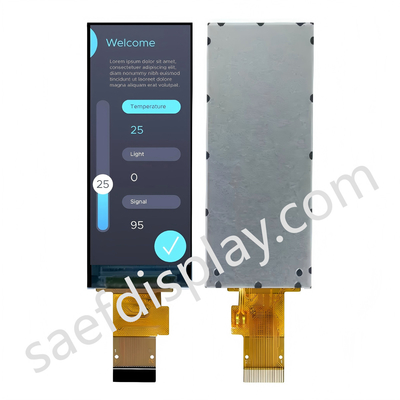 20,2-дюймовый тонкий IPS TFT LCD дисплейный модуль - разрешение 200x480, интерфейс MIPI, высокая яркость 570 нит